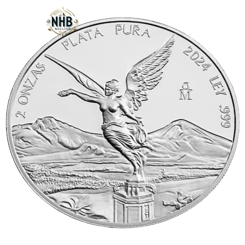 2 oz Mexican Libertad Silver Coin (2024)