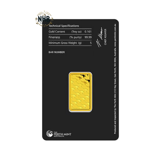 5 gram Perth Mint Gold Bar