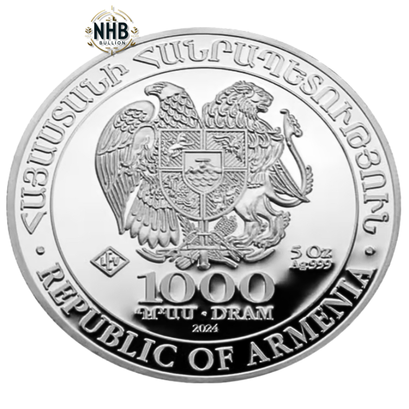5 oz Armenian Noah’s Ark Silver Coin (2024)
