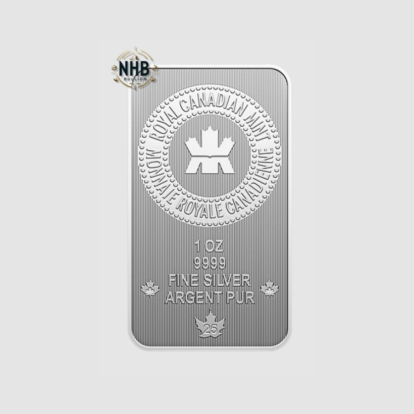 1 oz 2025 Royal Canadian Mint Silver Bar – Proudly Canadian Edition