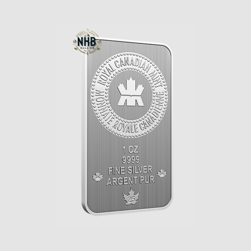 1 oz 2025 Royal Canadian Mint Silver Bar – Proudly Canadian Edition