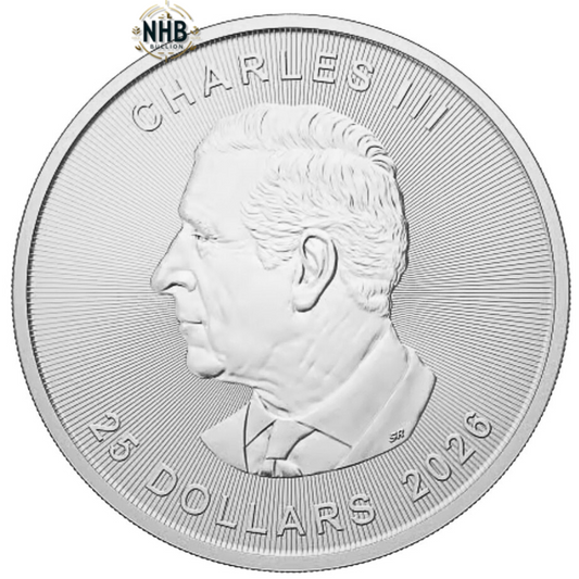5 oz Canadian Grand Maple Leaf Silver Coin (2026)