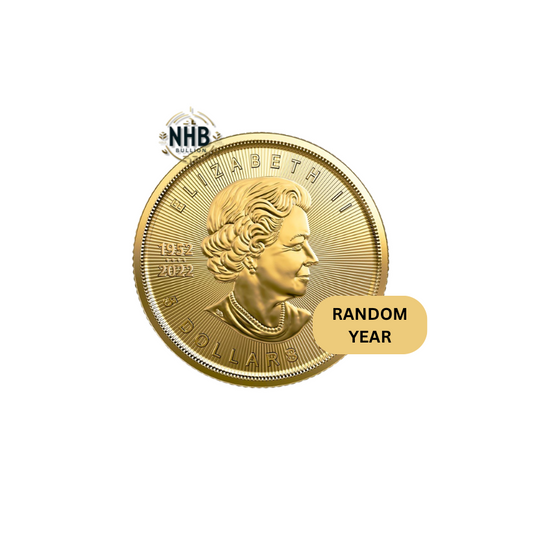 1/10 oz Canadian Maple Leaf Gold Coin (Random Year)