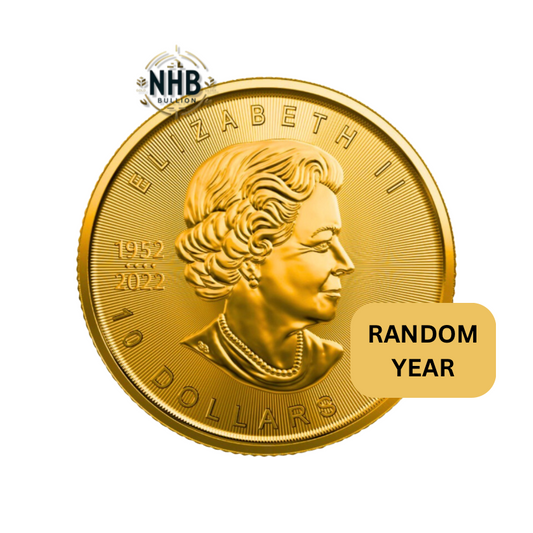 1/4 oz Canadian Maple Leaf Gold Coin (Random Year)