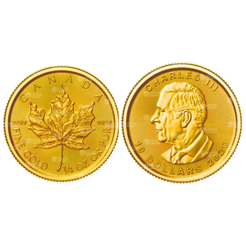 1/4 oz Canadian Maple Leaf Gold Coin (2026)