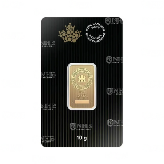 10 Gram Royal Canadian Mint Gold Bar
