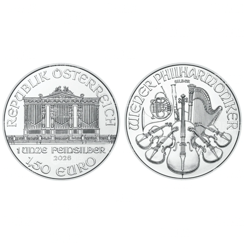 1 oz Austrian Philharmonic Silver Coin (2026)