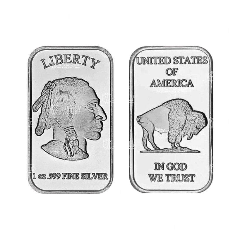 1 oz SilverTowne Buffalo Silver Bar