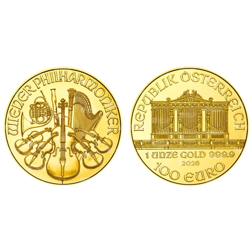 1 oz Austrian Philharmonic Gold Coin (2026)