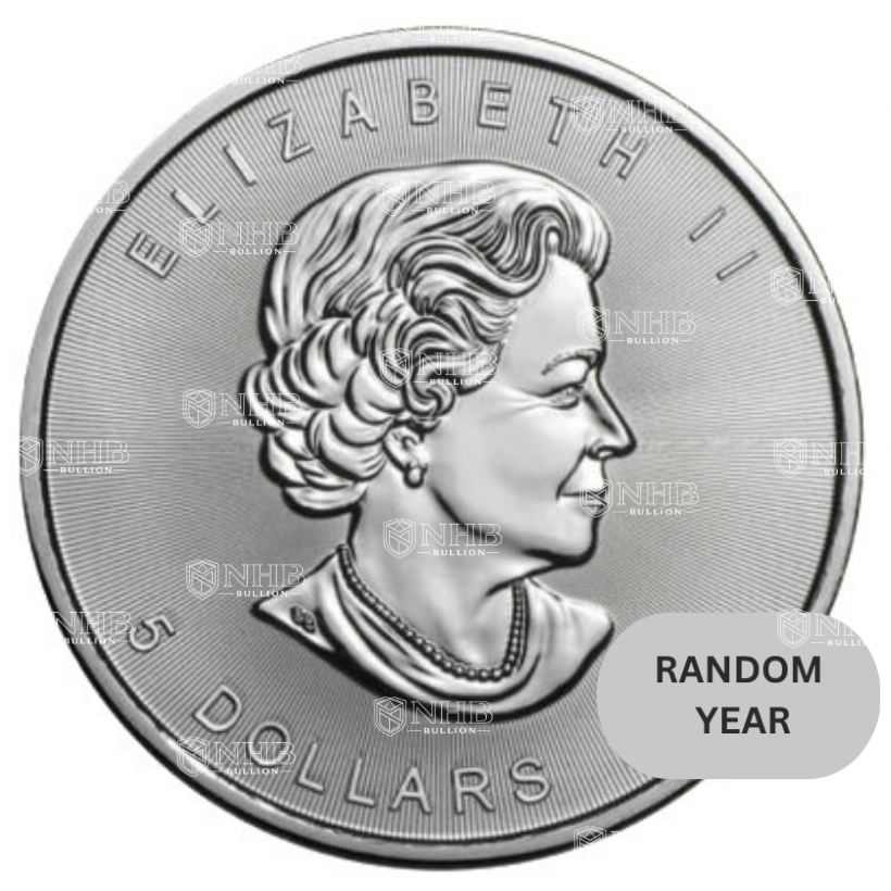 1 oz Canadian Maple Leaf Silver Coin (Random year)
