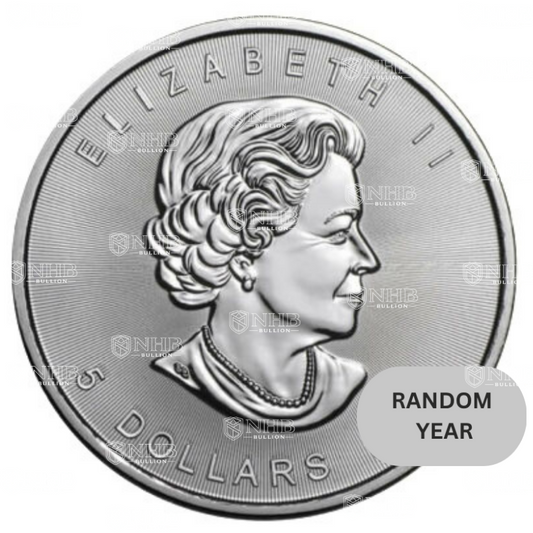 1 oz Canadian Maple Leaf Silver Coin (Random year)