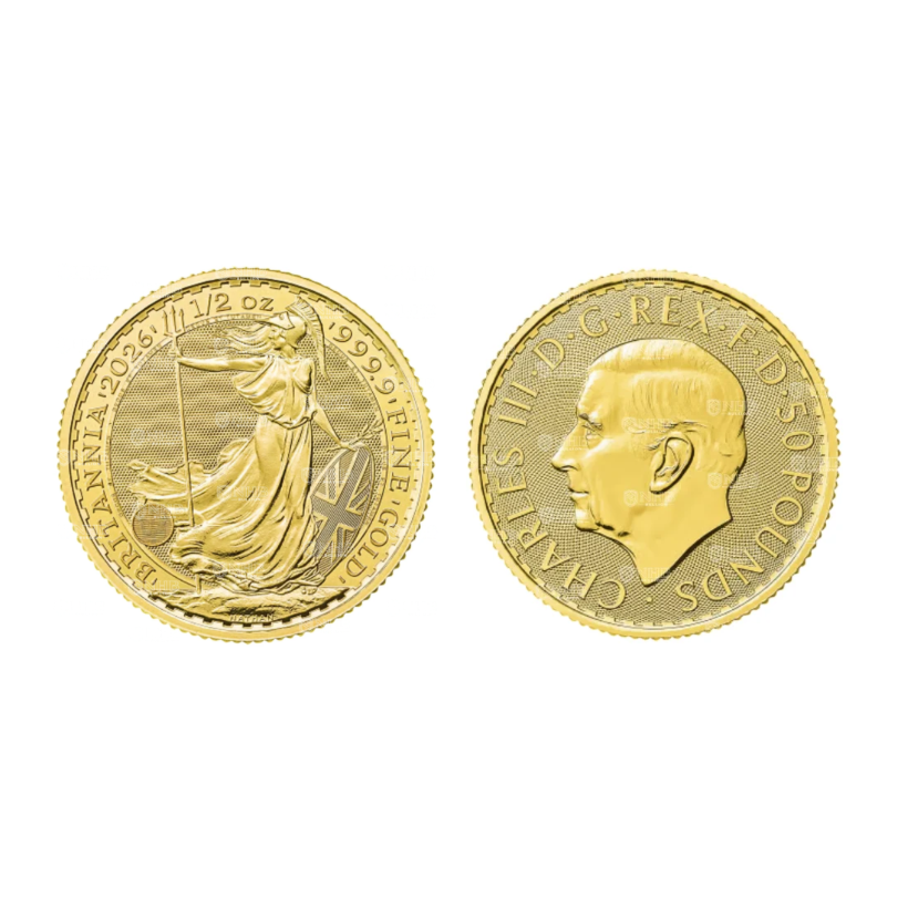 1/2 oz Britannia Gold Coin (2026)