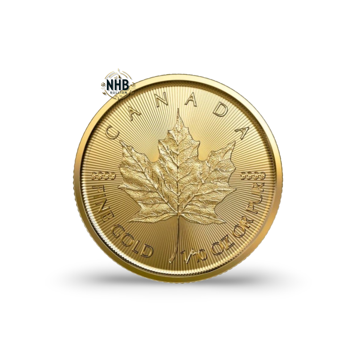 1/10 oz Canadian Maple Leaf Gold Coin (Random Year)