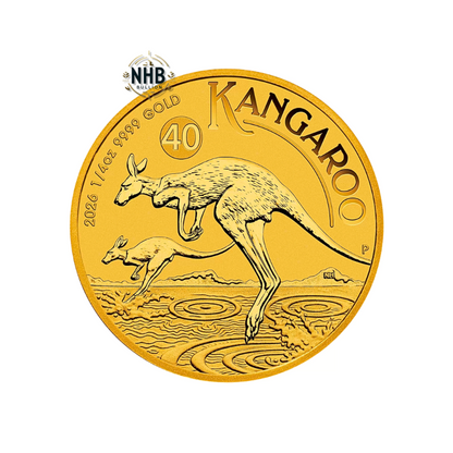 1/4 oz Australian Kangaroo Gold Coin (2026)