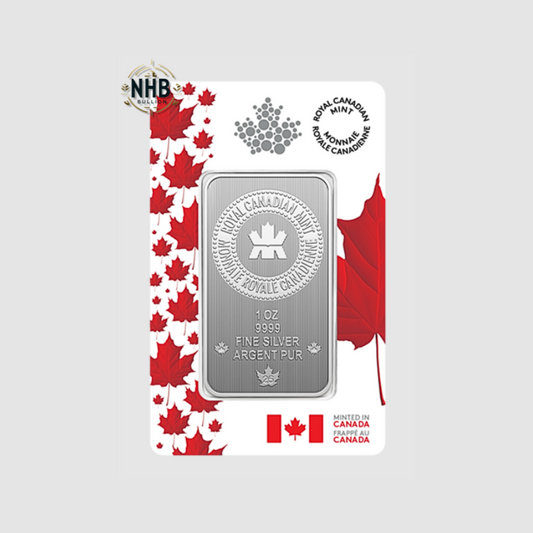 1 oz 2025 Royal Canadian Mint Silver Bar – Proudly Canadian Edition