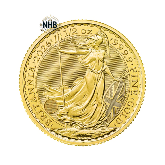 1/2 oz Britannia Gold Coin (2026)