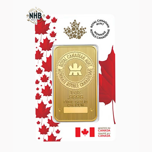 1 oz 2025 Royal Canadian Mint Gold Bar – Proudly Canadian Edition