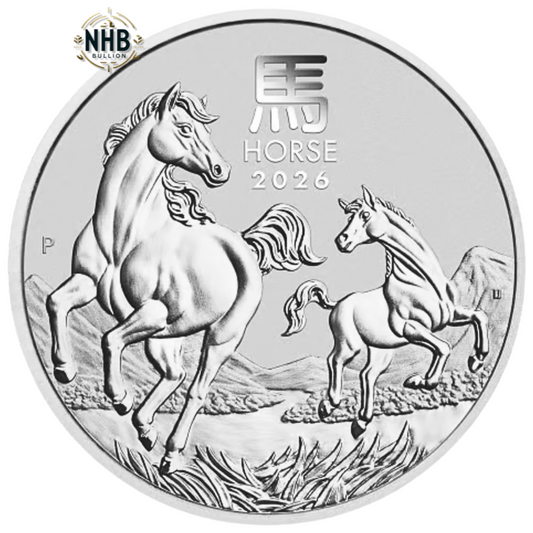 2 oz Lunar Year of the Horse Silver Coin (2026)
