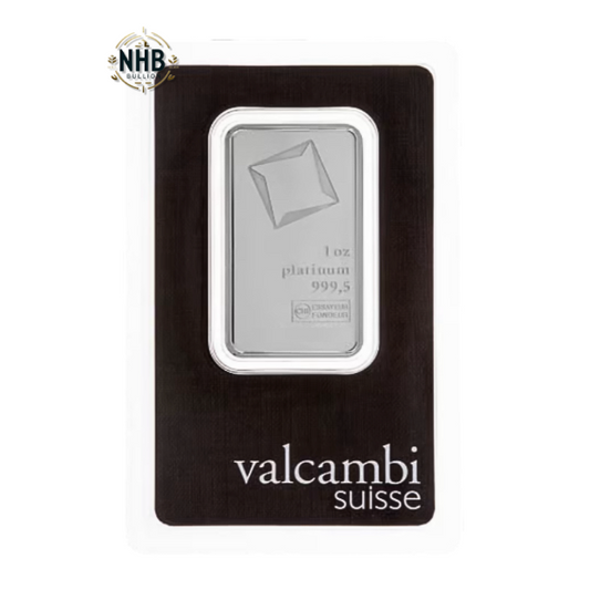 1 oz Valcambi Platinum Bar