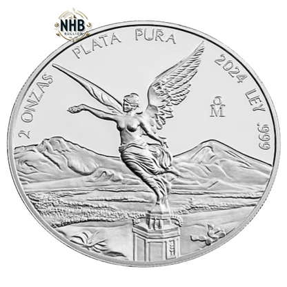 2 oz Mexican Libertad Silver Coin (2024)