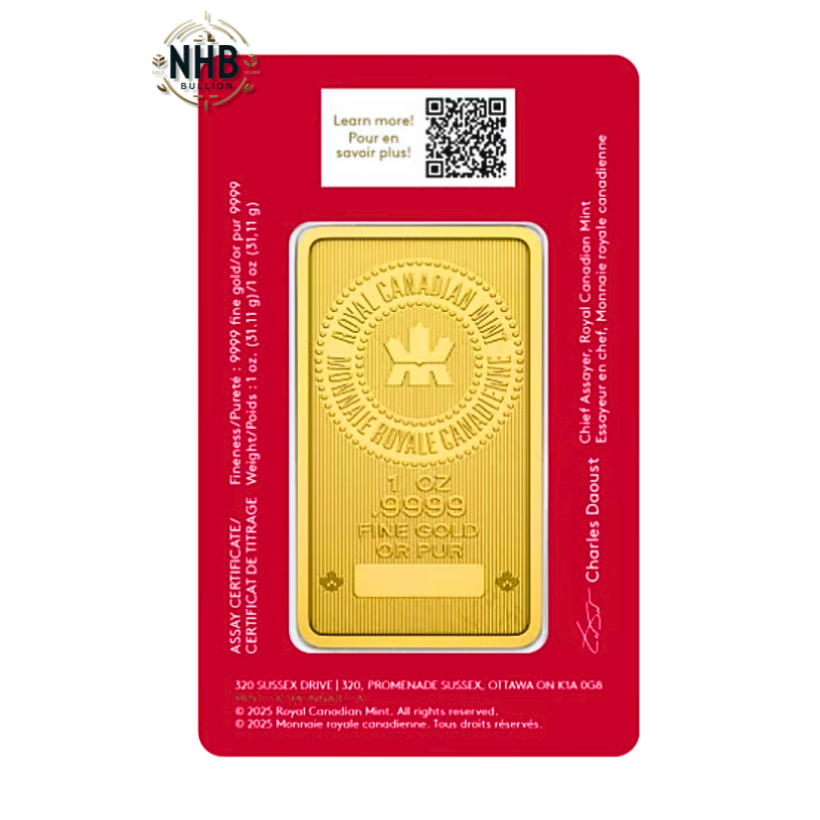 1 oz 2026 Lunar Year of The Horse RCM Gold Bar