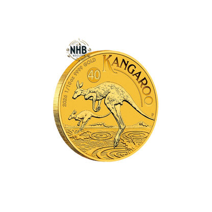 1/10 oz Australian Kangaroo Gold Coin (2026)