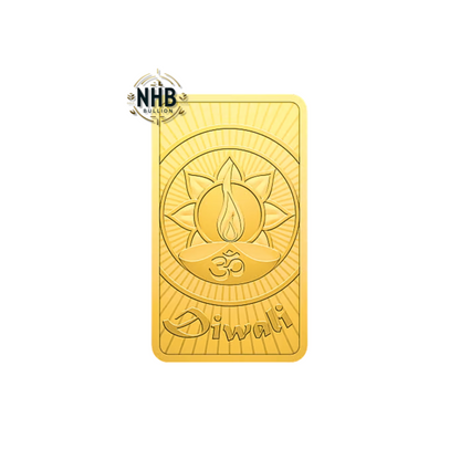 10 Gram Royal Canadian Mint Diwali Gold Bar
