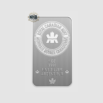 1 oz 2025 Royal Canadian Mint Silver Bar – Proudly Canadian Edition