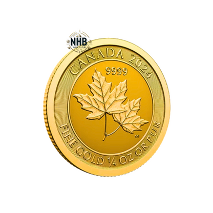 1/4 oz Twin Maple Leaves Gold Coin (2024)