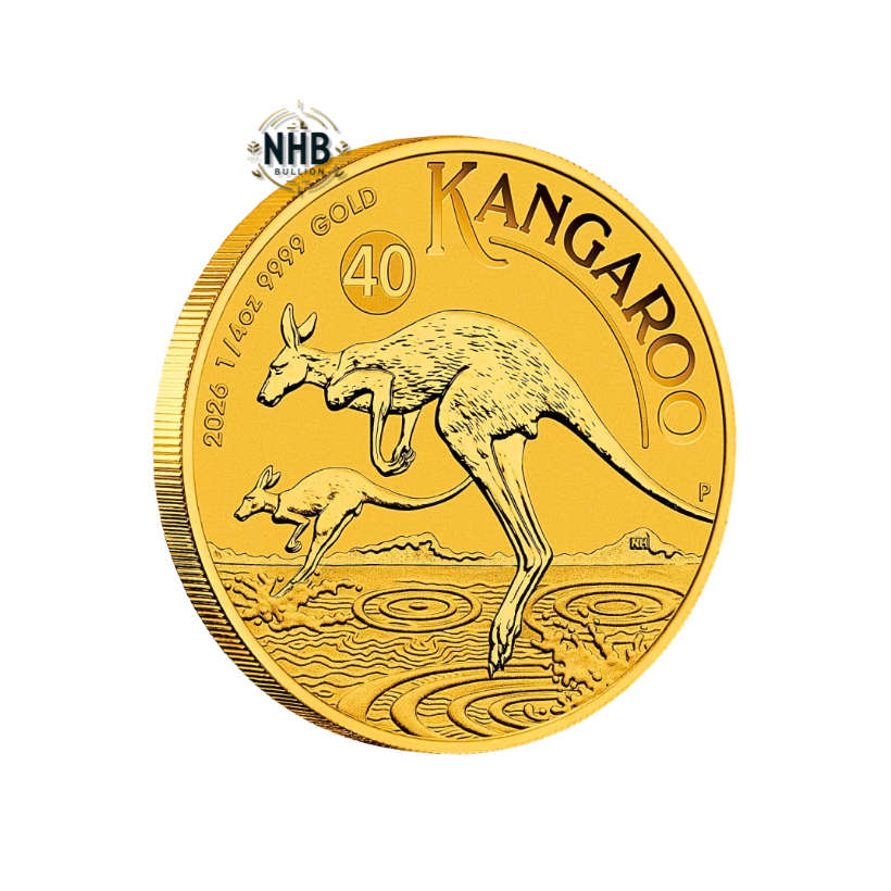 1/4 oz Australian Kangaroo Gold Coin (2026)