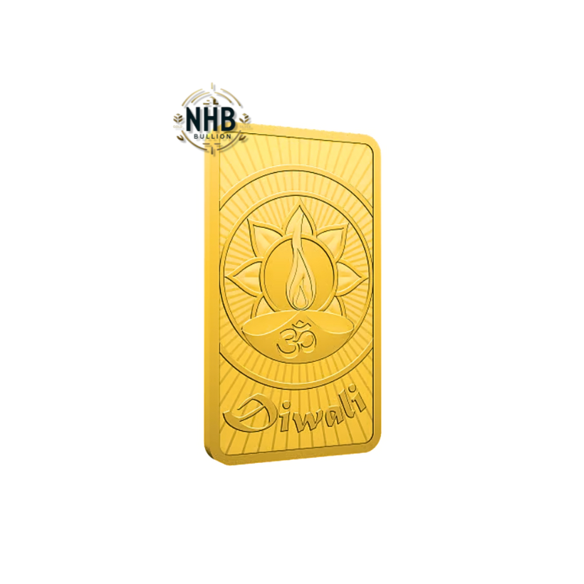 10 Gram Royal Canadian Mint Diwali Gold Bar