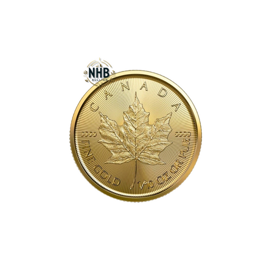 1/10 oz Canadian Maple Leaf Gold Coin (Random Year)