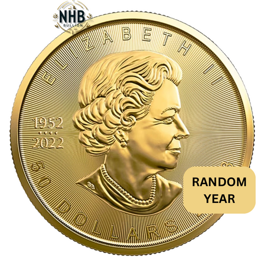 1 oz Canadian Maple Leaf Gold Coin (Random Year)