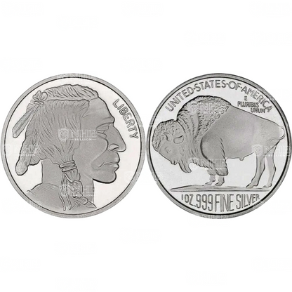 1 oz SilverTowne Buffalo Silver Round