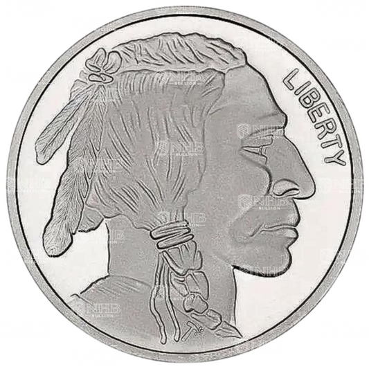 1 oz SilverTowne Buffalo Silver Round