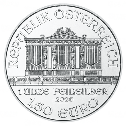 1 oz Austrian Philharmonic Silver Coin (2026)