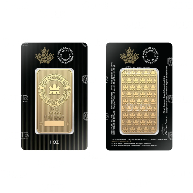 1 oz Royal Canadian Mint Gold Bar