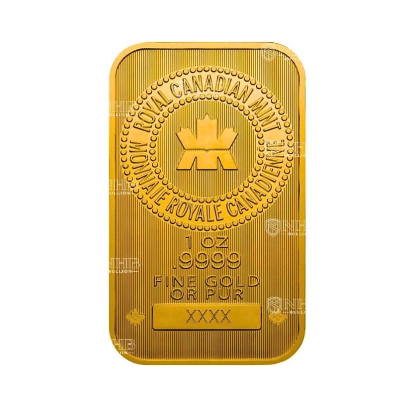 1 oz Royal Canadian Mint Gold Bar