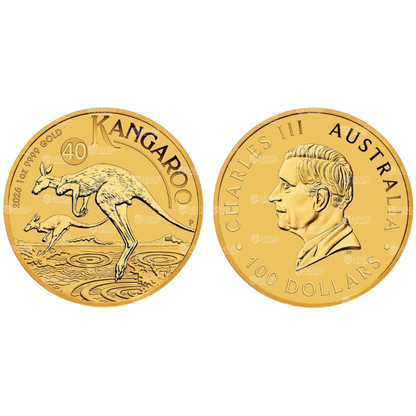 1 oz Australian Kangaroo Gold Coin (2026)