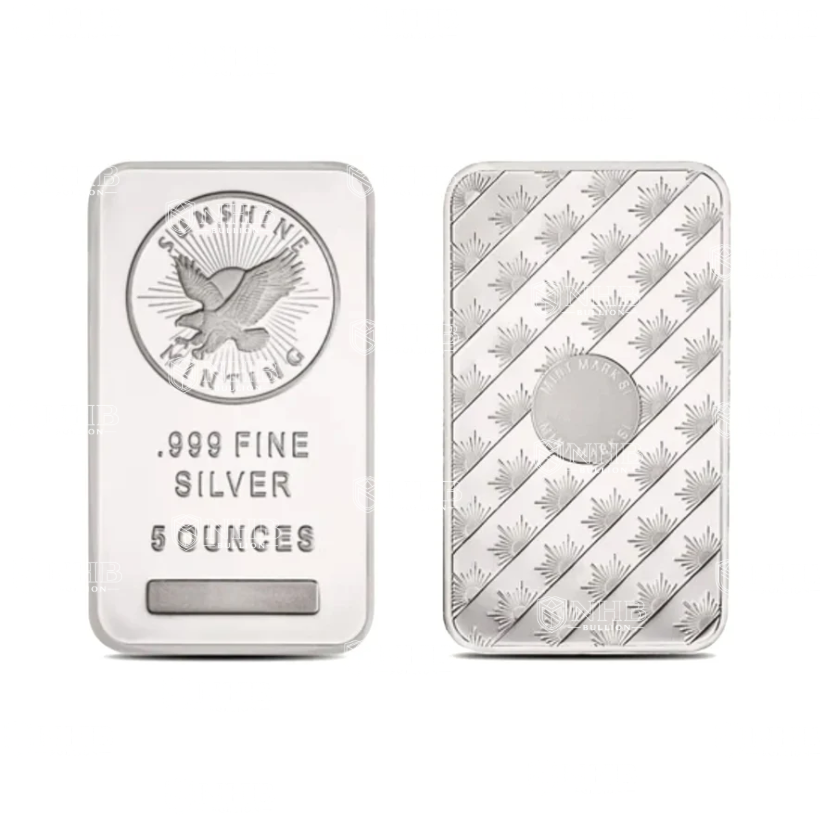 5 oz Sunshine Silver Bar