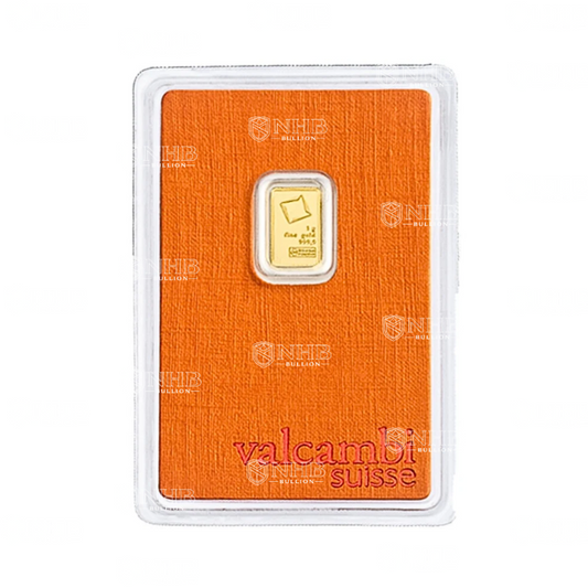 1 gram Valcambi Gold Bar