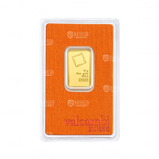 10 gram Valcambi Gold Bar