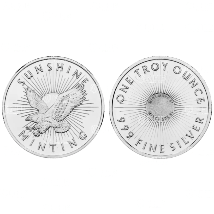 1 oz Sunshine Silver Round