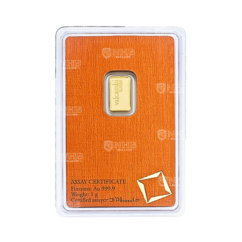 1 gram Valcambi Gold Bar