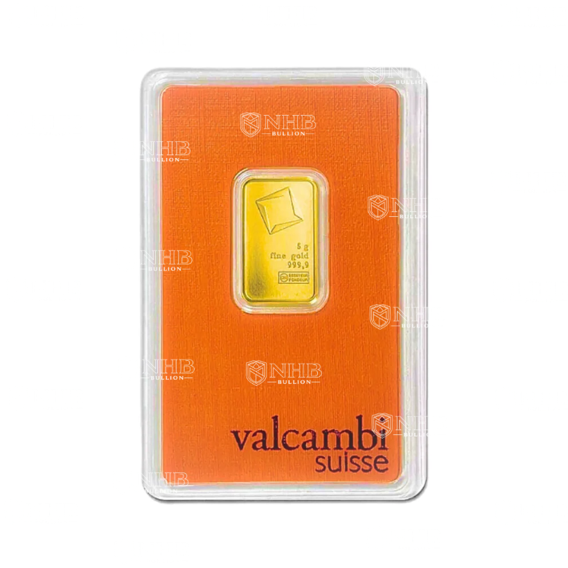 5 gram Valcambi Gold Bar