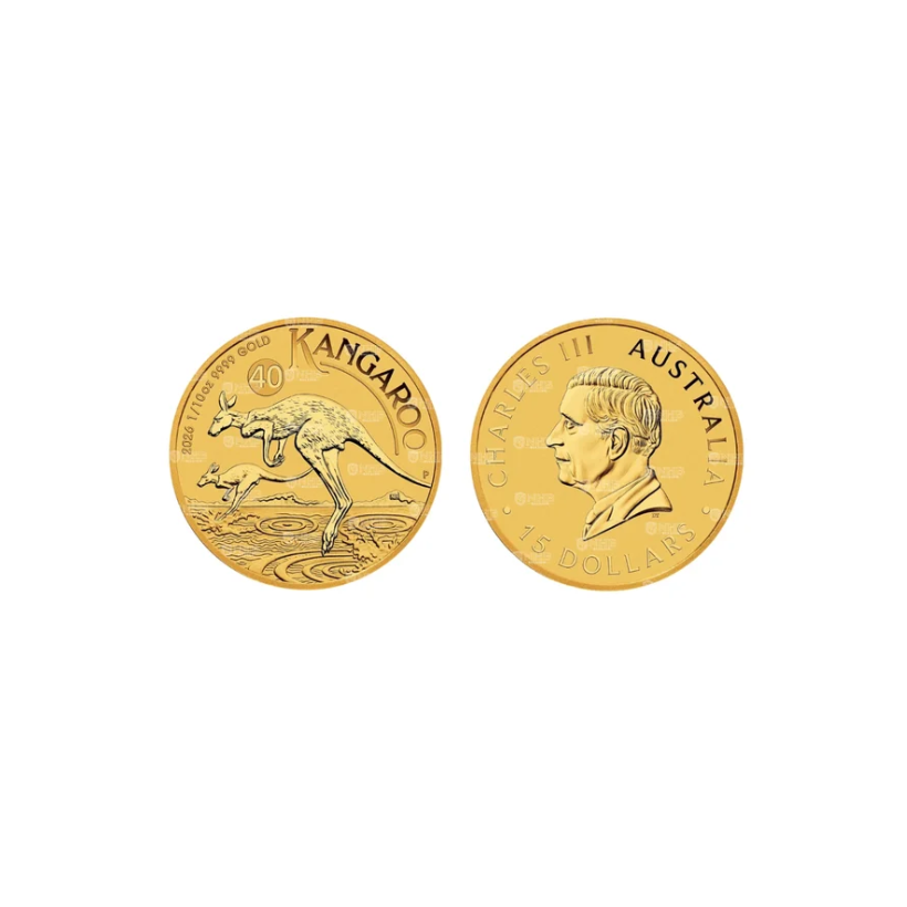 1/10 oz Australian Kangaroo Gold Coin (2026)