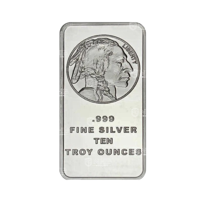 10 oz SilverTowne Buffalo Silver Bar