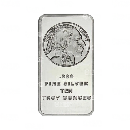 10 oz SilverTowne Buffalo Silver Bar