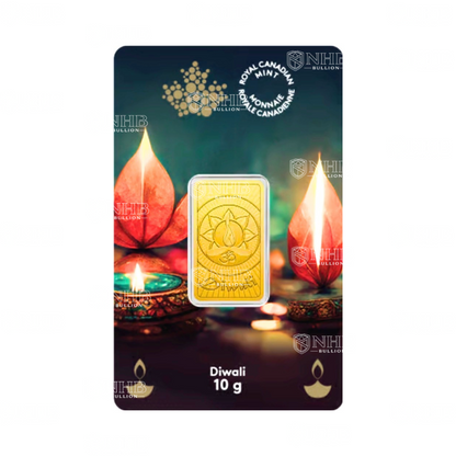 10 Gram 2026 Royal Canadian Mint Diwali Gold Bar