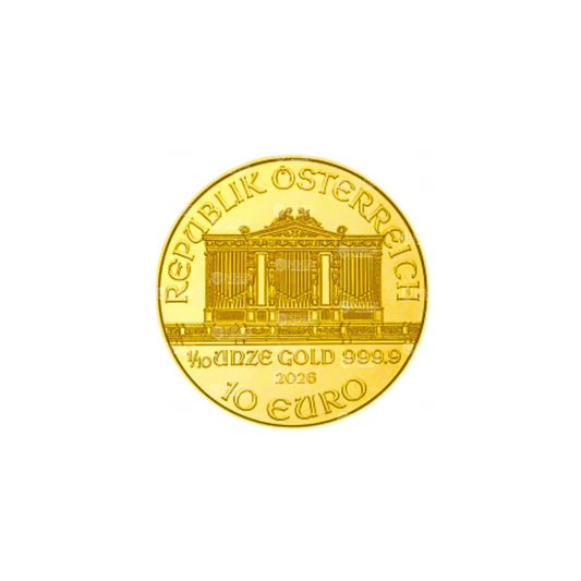 1/10 oz Austrian Philharmonic Gold Coin (2026)